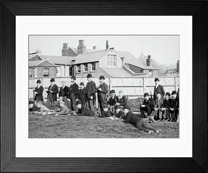 Framed Print : Child's Hill Shooting Club, London, in 1894