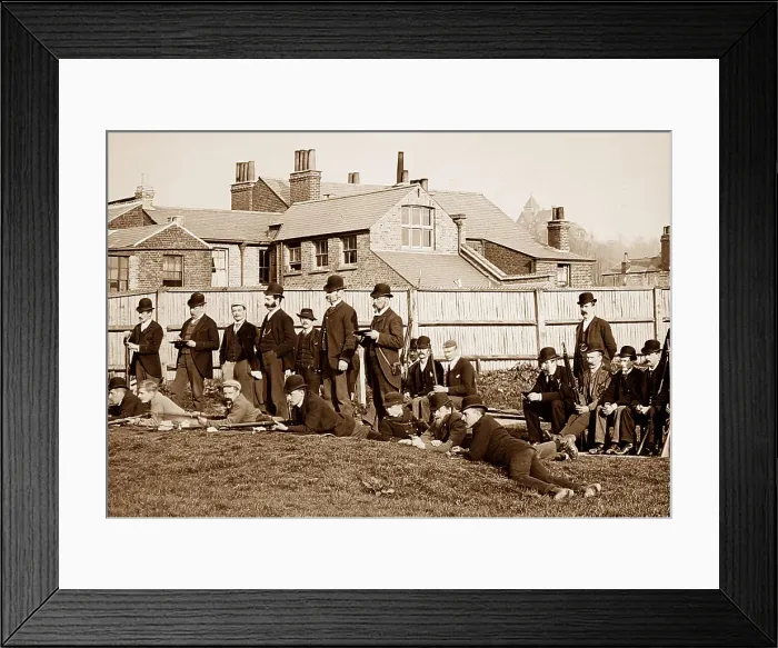 Framed Print : Child's Hill Shooting Club, London, in 1894 Framed Print : Child's Hill Shooting Club, London, in 1894