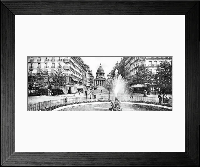 Framed Print : La Rue Soufflot and the Pantheon, Paris, France, early 1900s Framed Print : La Rue Soufflot and the Pantheon, Paris, France, early 1900s