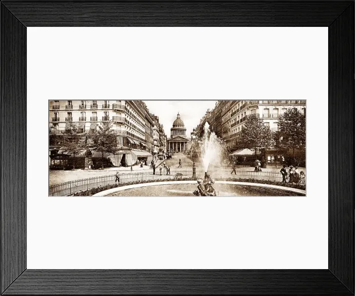 Framed Print : La Rue Soufflot and the Pantheon, Paris, France, early 1900s Framed Print : La Rue Soufflot and the Pantheon, Paris, France, early 1900s