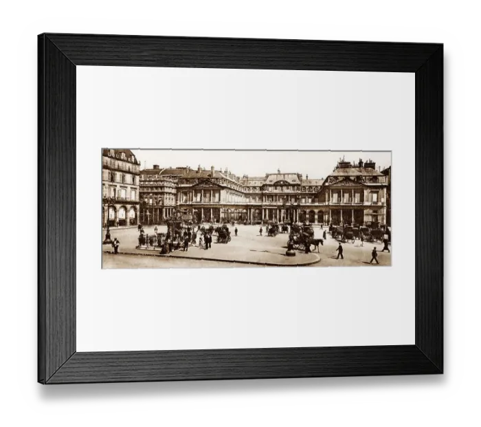 Framed Print : Place Du Palais Royal, Paris, France, early 1900s Framed Print : Place Du Palais Royal, Paris, France, early 1900s