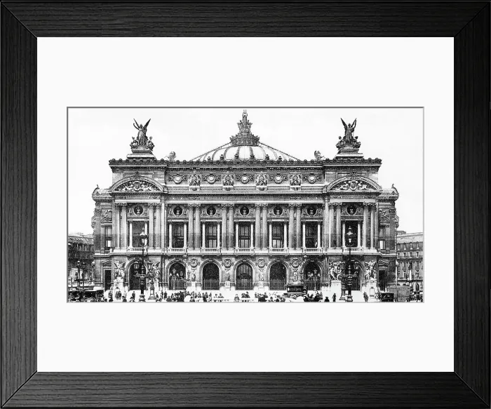 Framed Print : Opera House, Paris, France, early 1900s Framed Print : Opera House, Paris, France, early 1900s