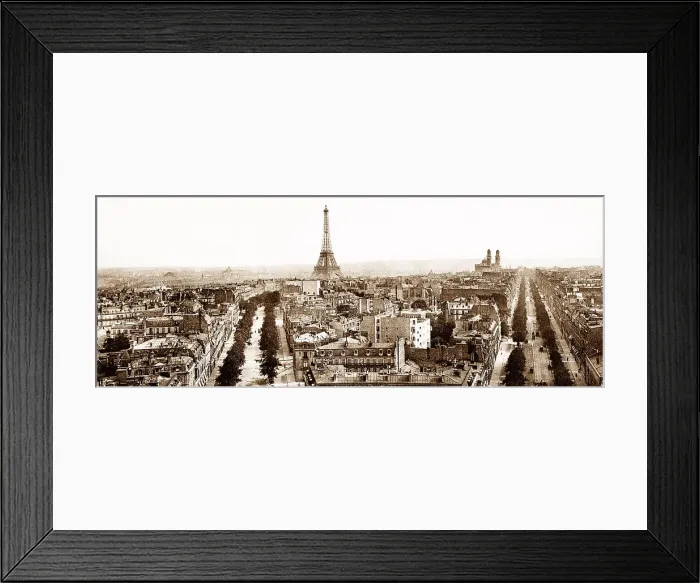 Framed Print : Panorama of Paris, France, early 1900s Framed Print : Panorama of Paris, France, early 1900s