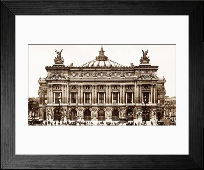 Framed Print : Opera House, Paris, France, early 1900s Framed Print : Opera House, Paris, France, early 1900s