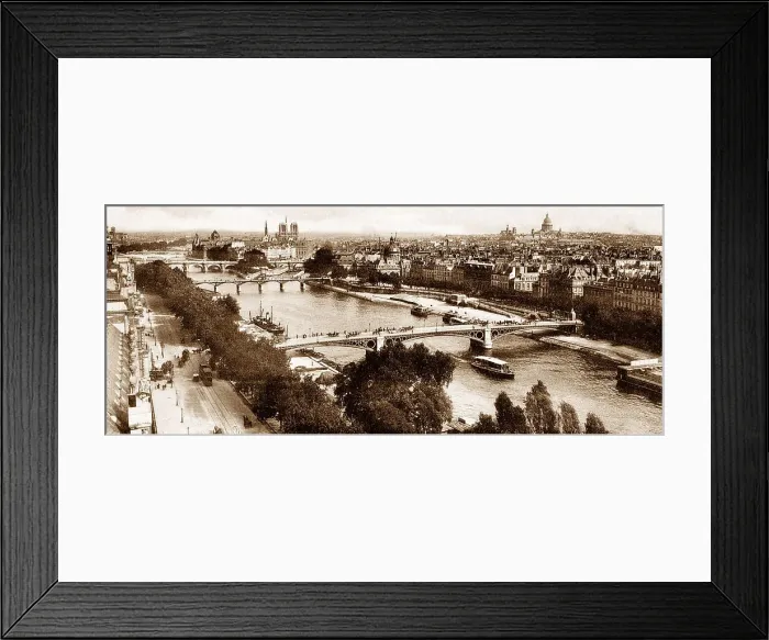Framed Print : L'Ile Saint Louise, Paris, France, early 1900s Framed Print : L'Ile Saint Louise, Paris, France, early 1900s