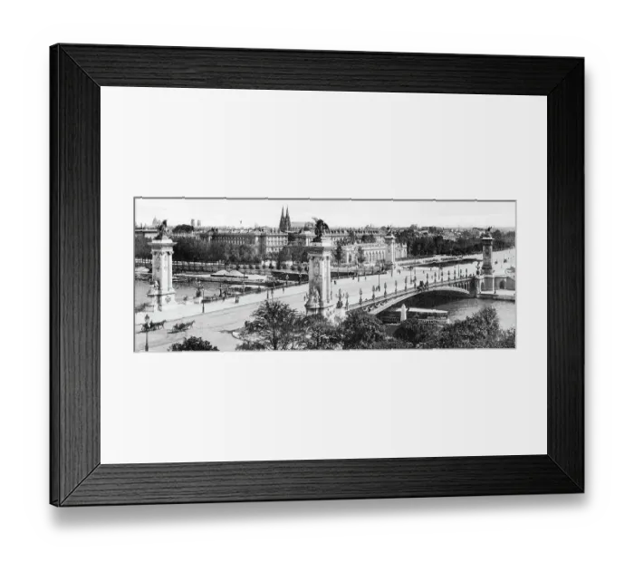Framed Print : Le Pont Alexandra III, Paris, France, early 1900s Framed Print : Le Pont Alexandra III, Paris, France, early 1900s