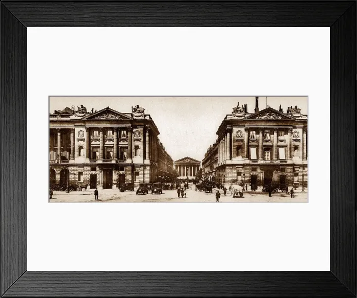Framed Print : Rue Royale, Paris, France, early 1900s Framed Print : Rue Royale, Paris, France, early 1900s