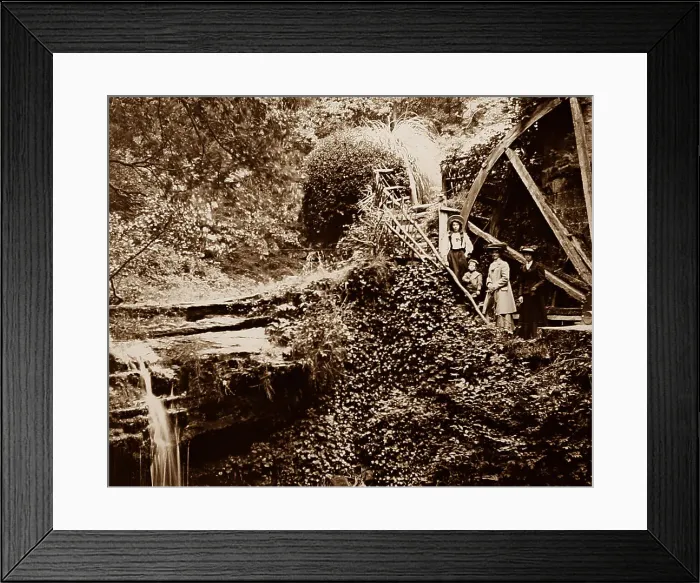 Framed Print : Rigg Mill near Whitby, Victorian period Framed Print : Rigg Mill near Whitby, Victorian period