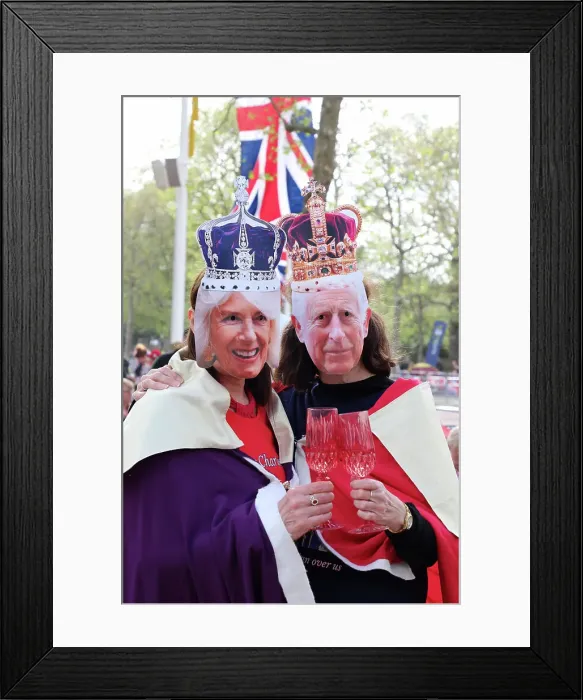 Framed Print : Coronation of King Charles III - May, 2023 Framed Print : Coronation of King Charles III - May, 2023