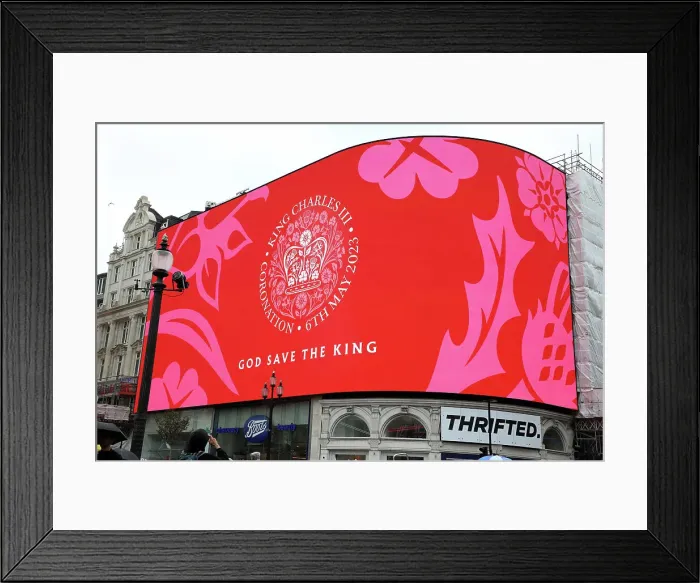 Framed Print : Coronation of King Charles III - May, 2023 Framed Print : Coronation of King Charles III - May, 2023