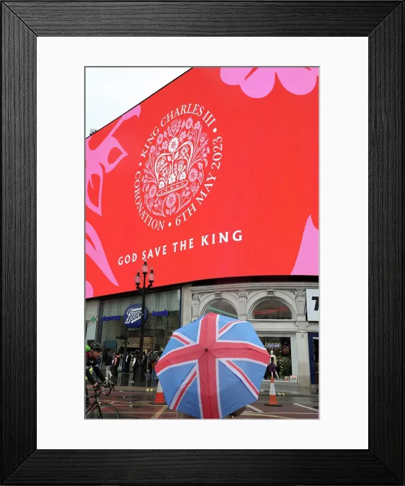 Framed Print : Coronation of King Charles III - May, 2023 Framed Print : Coronation of King Charles III - May, 2023