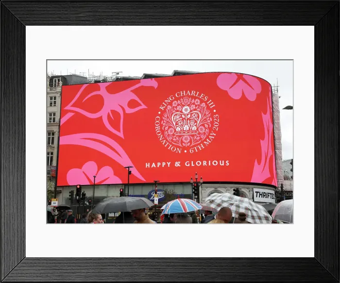 Framed Print : Coronation of King Charles III - May, 2023 Framed Print : Coronation of King Charles III - May, 2023