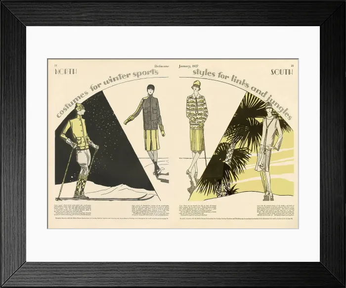 Framed Print : Fashion Spread Framed Print : Fashion Spread
