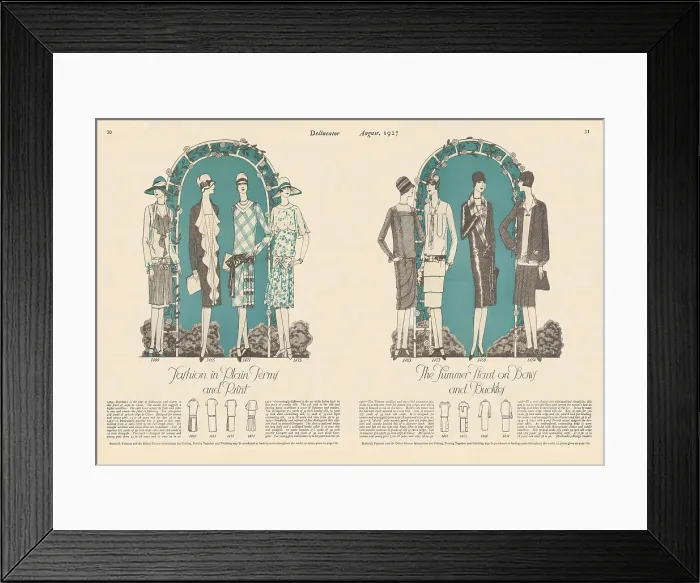 Framed Print : Fashion Spread Framed Print : Fashion Spread
