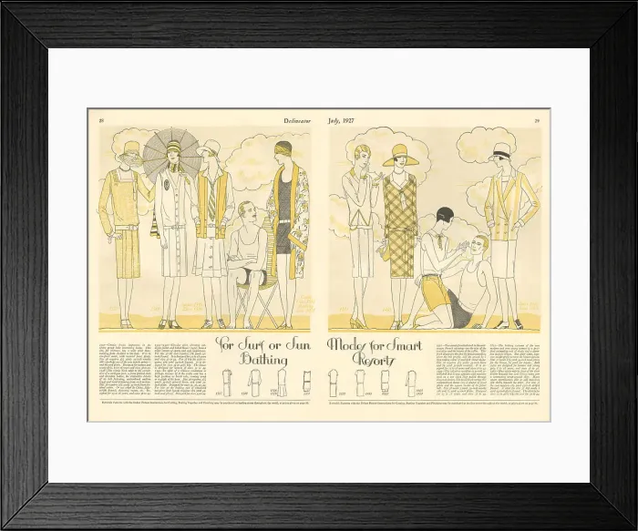 Framed Print : Fashion Spread Framed Print : Fashion Spread