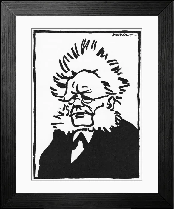 Framed Print : Henrik Ibsen Framed Print : Henrik Ibsen