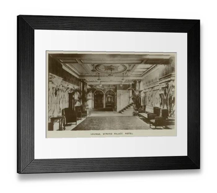 Framed Print : The Strand Palace Hotel, The Strand, London - The Lounge Framed Print : The Strand Palace Hotel, The Strand, London - The Lounge