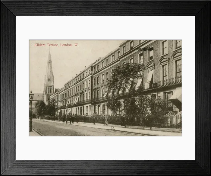 Framed Print : Kildare Terrace, Bayswater, London Framed Print : Kildare Terrace, Bayswater, London