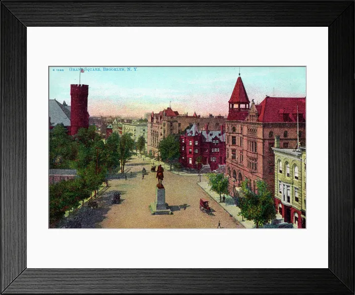 Framed Print : Grant Square, Brooklyn, New York, USA Framed Print : Grant Square, Brooklyn, New York, USA