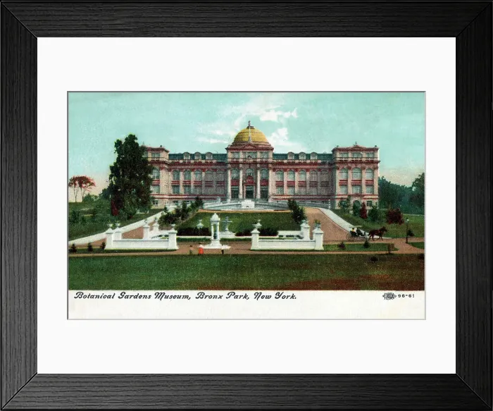 Framed Print : Botanical Gardens Museum, Bronx Park, New York, USA Framed Print : Botanical Gardens Museum, Bronx Park, New York, USA