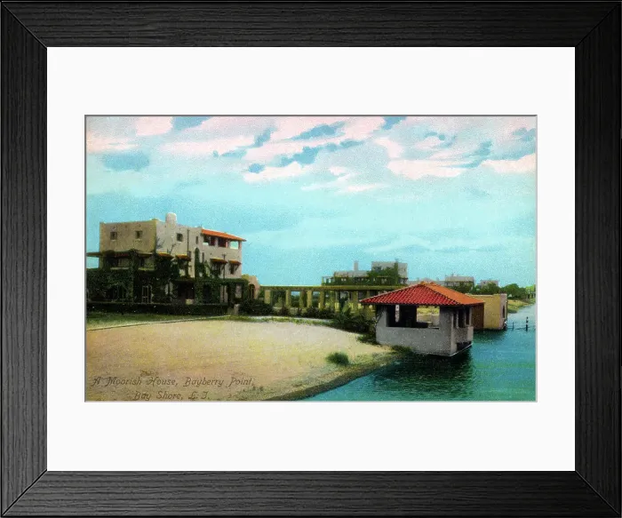 Framed Print : A Moorish House, Bayberry Point, Bay Shore, Long Island, USA Framed Print : A Moorish House, Bayberry Point, Bay Shore, Long Island, USA