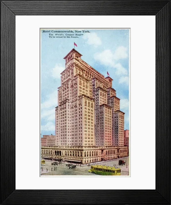 Framed Print : Proposed Hotel Commonwealth, New York Framed Print : Proposed Hotel Commonwealth, New York
