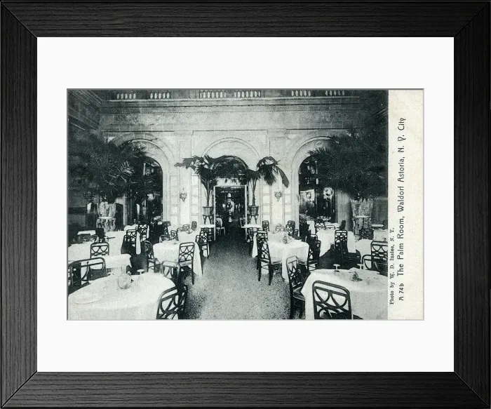 Framed Print : The Palm Room, Waldorf Astoria, New York, USA Framed Print : The Palm Room, Waldorf Astoria, New York, USA