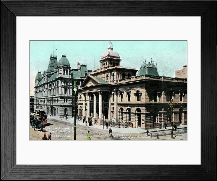 Framed Print : Standard Bank and Post Office - Cape Town, South Africa Framed Print : Standard Bank and Post Office - Cape Town, South Africa