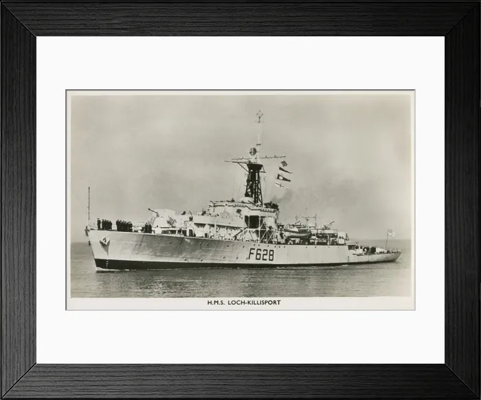 Framed Print : H. M. S. Loch Killisport - Royal Navy Loch-class frigate Framed Print : H. M. S. Loch Killisport - Royal Navy Loch-class frigate