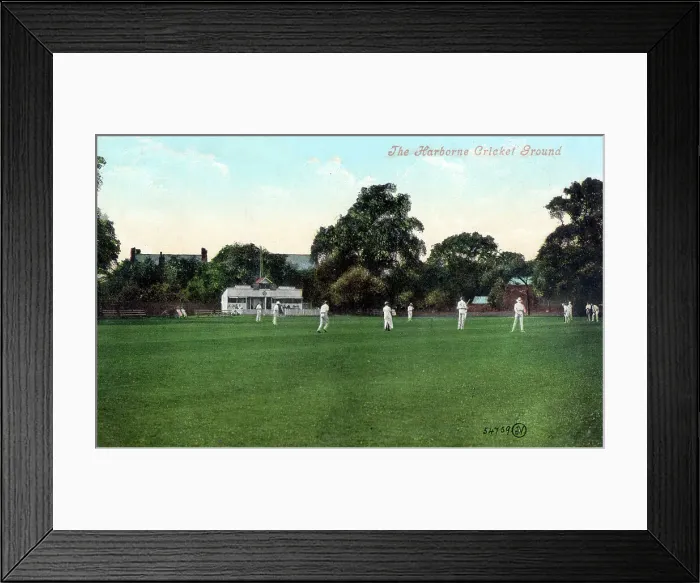 Framed Print : Harborne Cricket Club, south-west Birmingham Framed Print : Harborne Cricket Club, south-west Birmingham