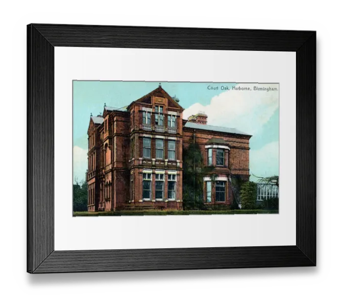 Framed Print : Court Oak House, Harborne, south-west Birmingham Framed Print : Court Oak House, Harborne, south-west Birmingham