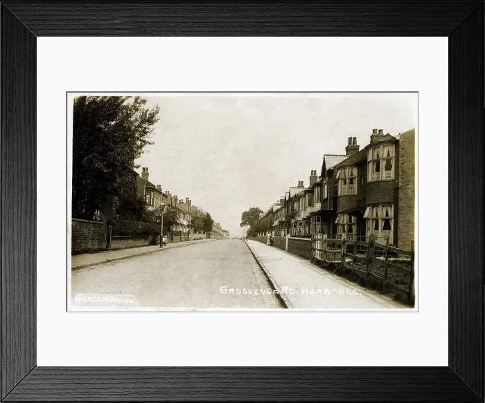 Framed Print : Grosvenor Road, Harborne, south-west Birmingham Framed Print : Grosvenor Road, Harborne, south-west Birmingham