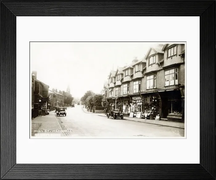 Framed Print : High Street, Harborne, south-west Birmingham Framed Print : High Street, Harborne, south-west Birmingham