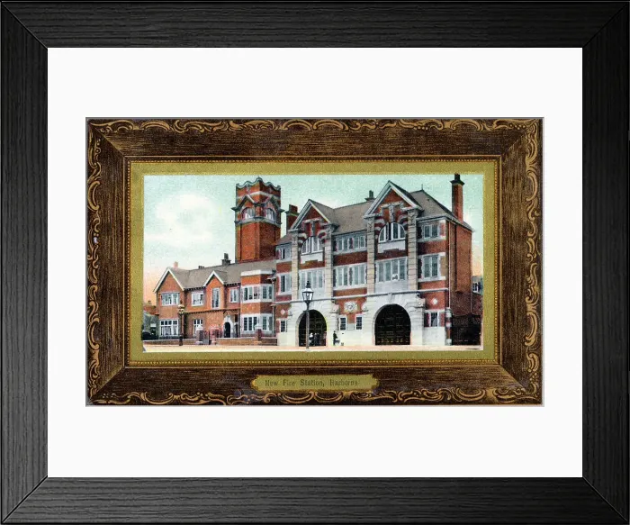 Framed Print : The New Fire Station, Harborne, south-west Birmingham Framed Print : The New Fire Station, Harborne, south-west Birmingham