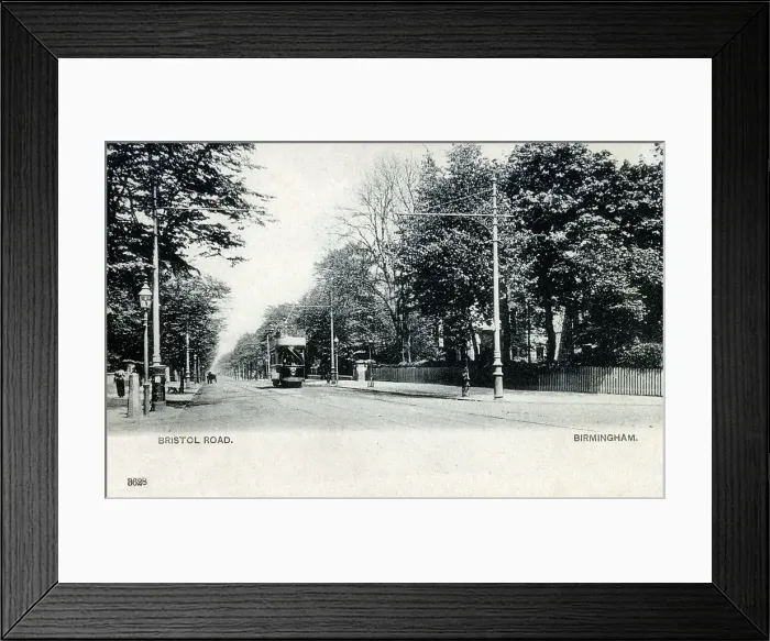 Framed Print : Bristol Road, Bournville, Birmingham Framed Print : Bristol Road, Bournville, Birmingham