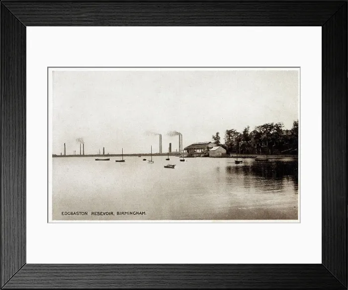 Framed Print : Panoramic view of Edgbaston Reservoir, Birmingham Framed Print : Panoramic view of Edgbaston Reservoir, Birmingham
