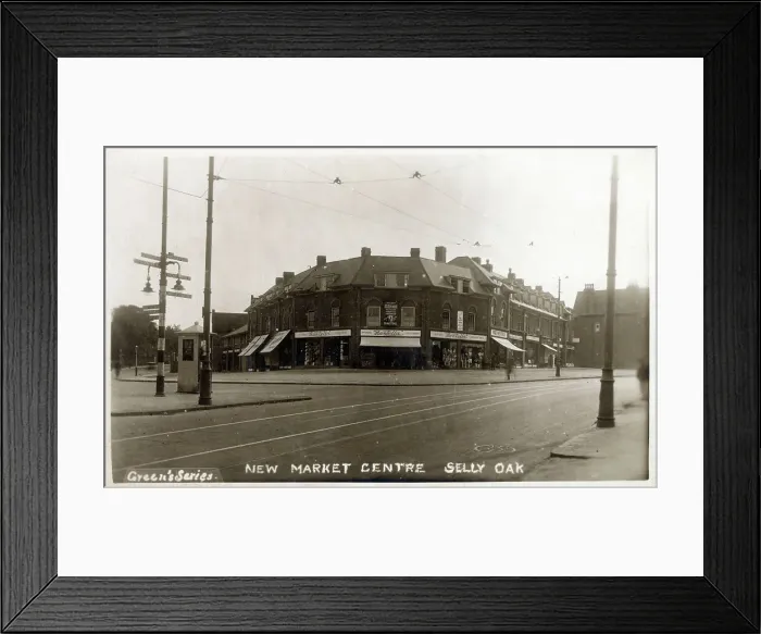 Framed Print : New Market Centre, Selly Oak, Bristol Road, Bournville Framed Print : New Market Centre, Selly Oak, Bristol Road, Bournville