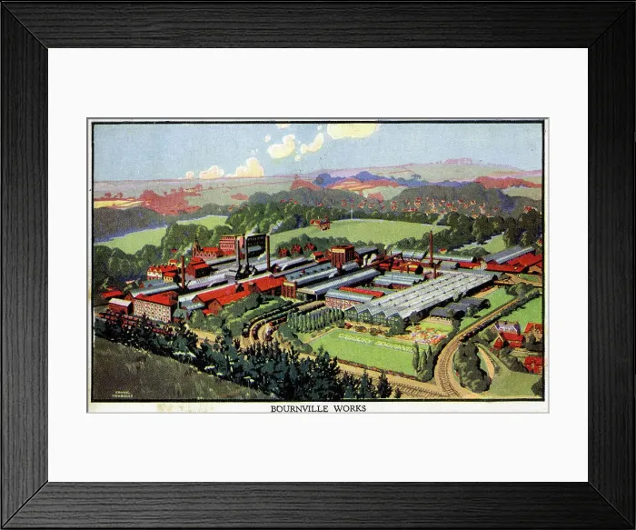 Framed Print : Cadbury's Bournville Works - Birmingham - panorama Framed Print : Cadbury's Bournville Works - Birmingham - panorama