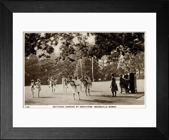 Framed Print : Employees performing Rhythmic Dancing - Bournville Works Framed Print : Employees performing Rhythmic Dancing - Bournville Works