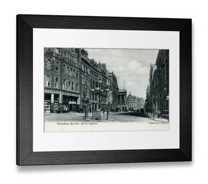 Framed Print : Paradise Street, Birmingham - View toward the Town Hall Framed Print : Paradise Street, Birmingham - View toward the Town Hall