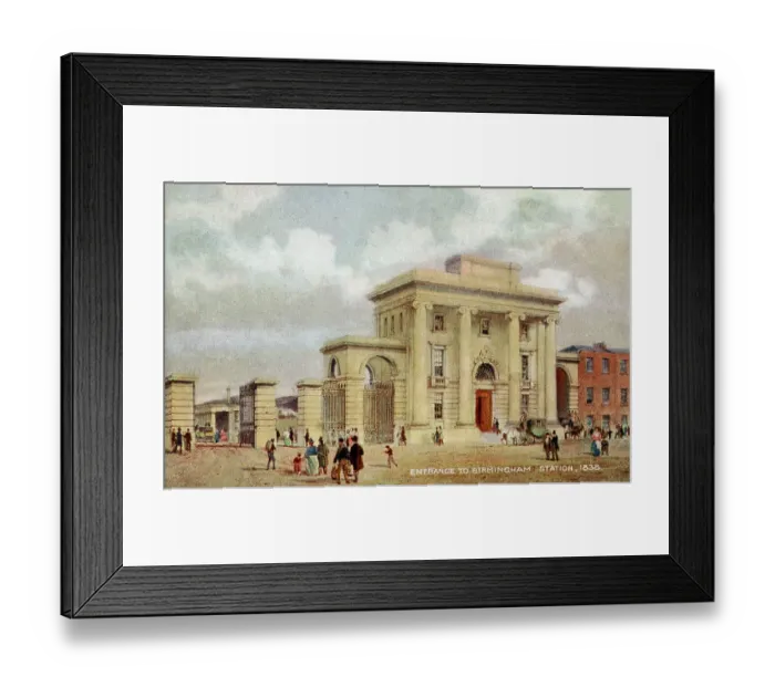 Framed Print : The Entrance to Birmingham Curzon Street Railway Station Framed Print : The Entrance to Birmingham Curzon Street Railway Station