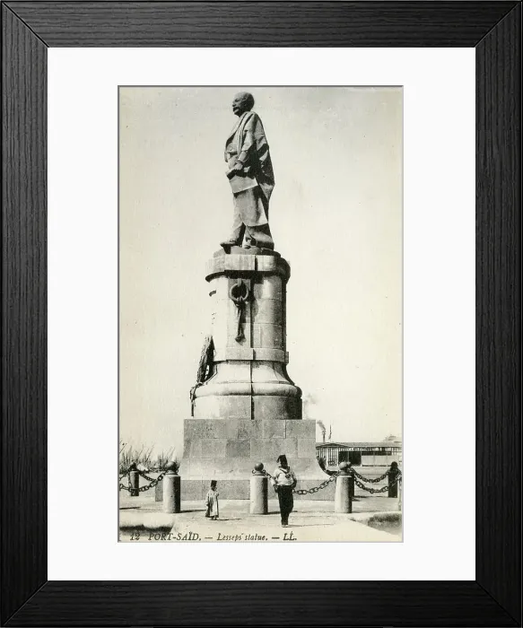 Framed Print : Statue of Lesseps, Port Siad, Egypt Framed Print : Statue of Lesseps, Port Siad, Egypt