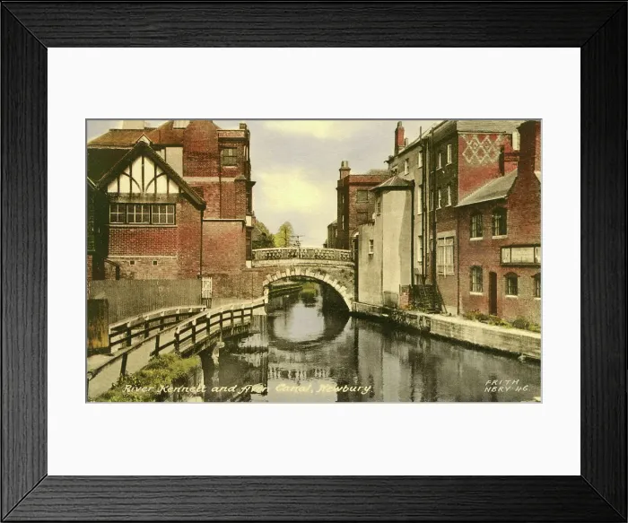 Framed Print : The River Kennet and Avon Canal at Newbury, Berkshire Framed Print : The River Kennet and Avon Canal at Newbury, Berkshire