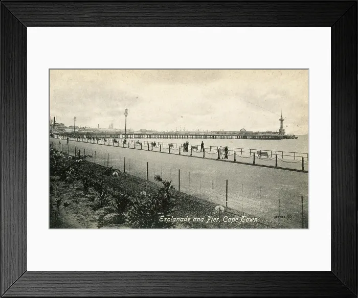 Framed Print : Esplanade and Pier, Cape Town, South Africa Framed Print : Esplanade and Pier, Cape Town, South Africa