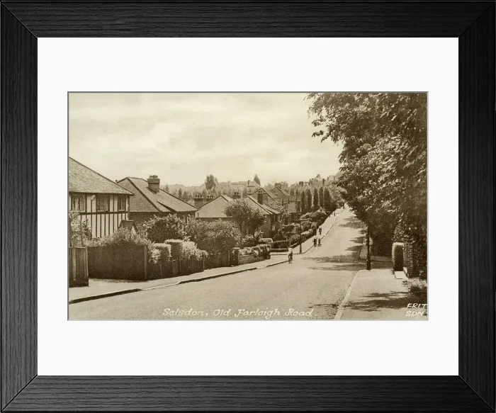 Framed Print : Old Farleigh Road, Selsdon, near Croydon, Surrey Framed Print : Old Farleigh Road, Selsdon, near Croydon, Surrey