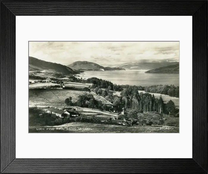 Framed Print : Loch Fyne from above Minard, Scotland Framed Print : Loch Fyne from above Minard, Scotland