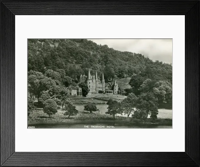 Framed Print : The Trossachs Hotel, Scotland Framed Print : The Trossachs Hotel, Scotland