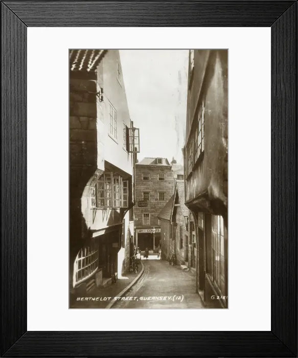 Framed Print : Berthelot Street, Guernsey, the Channel Islands Framed Print : Berthelot Street, Guernsey, the Channel Islands