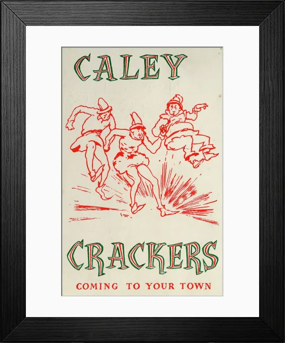 Framed Print : Caley's Christmas Crackers of Norwich