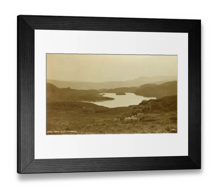 Framed Print : Lake Elsi, North Wales - Judges real photo postcard 1927 Framed Print : Lake Elsi, North Wales - Judges real photo postcard 1927